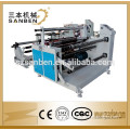 (SBF-1300) automatic dual-use jumbo roll paper slitting & laminating machine, film slitting cutting rewinding machine factory